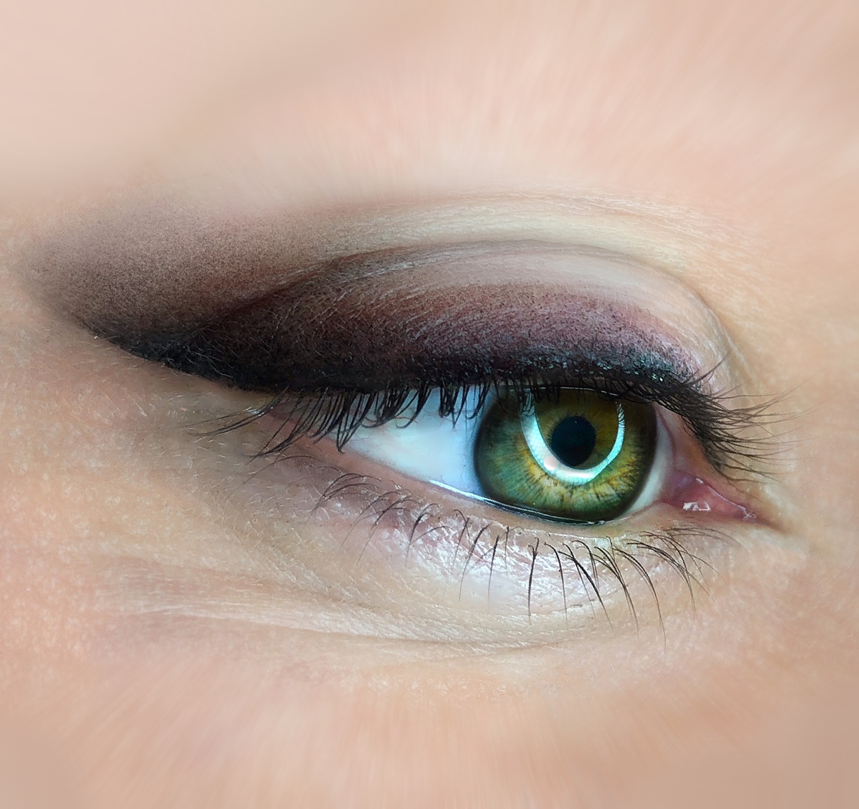 <span style="font-weight: 700;">Shaded Eyeliner (Soft Wing with Blending)</span>